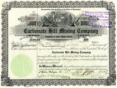 Ms. Margaret V. Dean was the owner of one thousand shares.