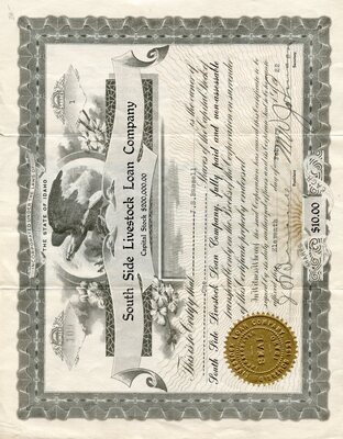 J. S. Bussell was the owner of one share.