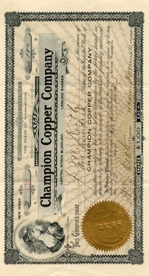 J. M. Keith was the owner of one hundred shares.