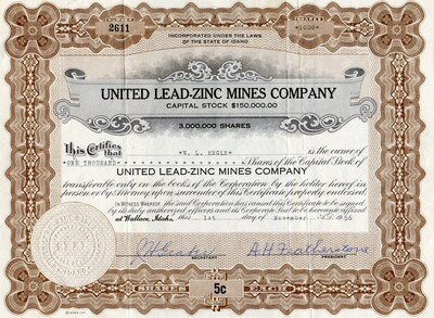 W. L. Engle was the owner of one thousand shares.