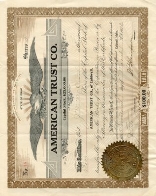 J. M. McBeach was the owner of five shares.