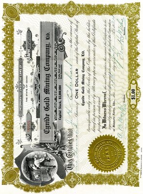 J. H. Eberhart was the owner of one thousand shares.