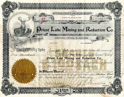 Joseph Johnson was the owner of one hundred shares.