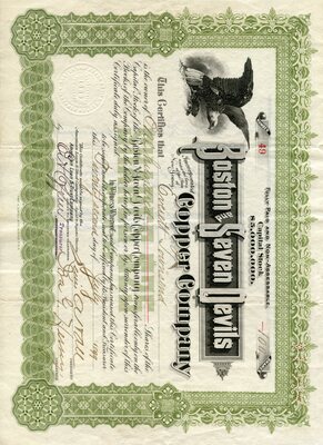 Everett Townsend was the owner of one hundred shares.