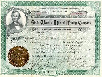 O. M. Paulsin was the owner of one thousand shares.