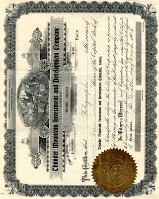 Telegraph was the owner of ten shares.