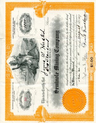 James W. Husted was the owner of one thousand shares.