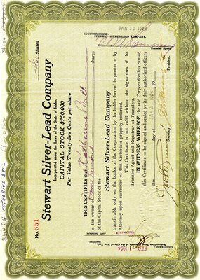 Katharine Ball was the owner of four hundred shares.