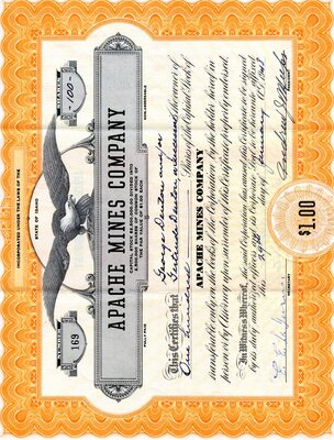 George Deuton and/or Gertrude Deuton, or sucessor was the owner of one hundred shares.