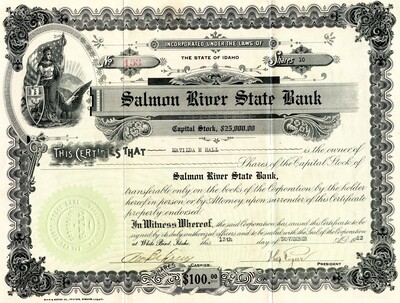 Matila H. Hall was the owner of ten shares.