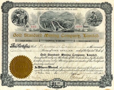 Richard H. Crouch was the owner of one thousand shares.