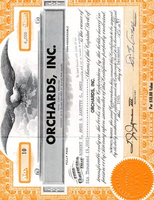 Robert E. Ames & Janette C. Ames were the owners of six thousand shares.