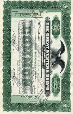 Cosmopolitan Investment Co. was the owner of one hundred shares. Cancelled.