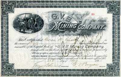 George W. Venoble was the owner of fifty shares. Cancelled.