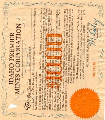 G. William Doerzbach was the holder of a ten dollar share.