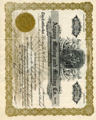 Mrs. J. H. Dean (?) was the owner of five hundred shares.