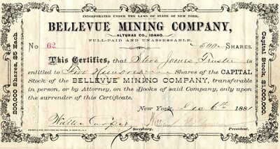 Steve James, Trustee, was the owner of five hundred shares.