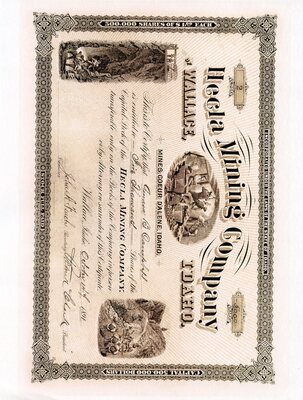 Omasa B. Campell(?) was the owner of five hundred shares.