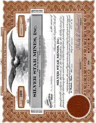 P. L. Sandberg was the owner of one thousand shares.