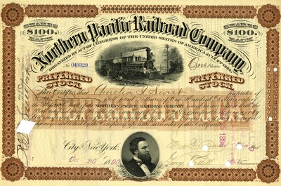 Amelia J. Sweet was the owner of one share. This certificate was marked as This was marked as cancelled.