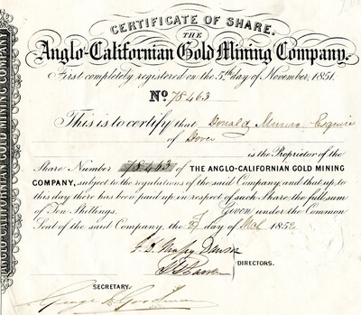 Donald Murino Esquire (?) was the owner of share number seventy-eight thousand four hundred sixty-three.