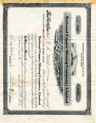 S. H. Mull was the owner of one thousand shares.