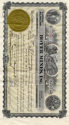 F. C. Bonner was the owner of two thousand shares.