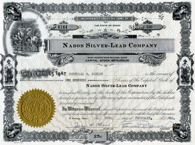 Cornella O. Manley was the owner if one hundred shares.