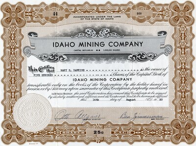 Mary E. Dawkins was the owner of five hundred shares.