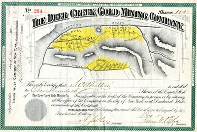 S. C. Whittier (?) was the owner of one hundred shares.