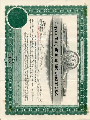 Jeanuie (?) Anita Mower was the owner of five hundred shares.