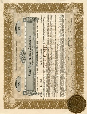 M. D. McGinness was the owner of one hundred fifty shares.