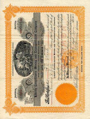 F. E. Stark was the owner of one thousand five hundred shares.