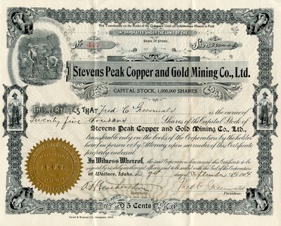 Fred C. Greenwald was the owner of twenty-five thousand shares.