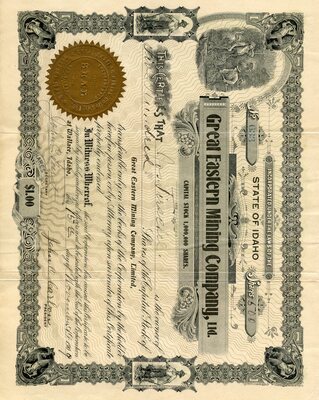 Jos. Tirschel (?) was the owner of five hundred shares.