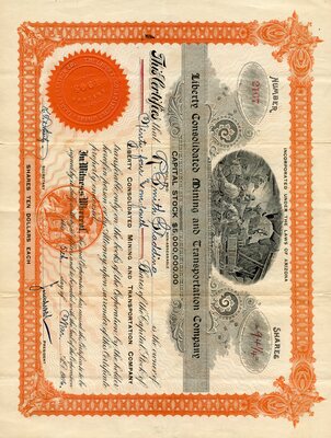 R. Smith Gladding was the owner of ninety four and one-fourth shares.