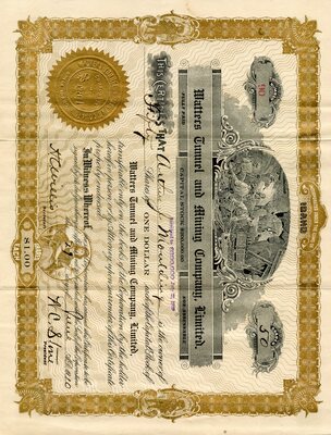 Arthur Moulding was the owner of fifty shares.