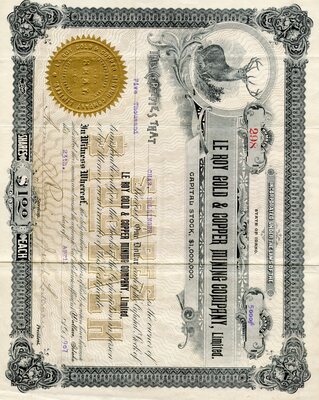 Chas Collinger was the owner of five thousand shares.