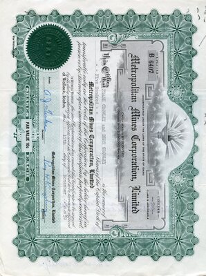 Frank Crowley and Bert Crowley was the owner of five hundred shares.