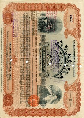 Metropolitan Trust Company of the City of New York was the owner of five shares.