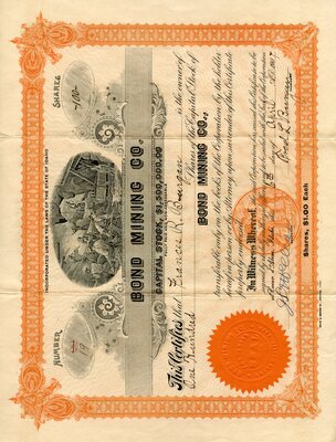 Frances R. Burgan was the owner of one hundred shares.