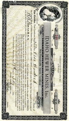 H. A. Ammann was the owner of five hundred shares.