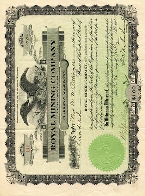 Mrs. M. M. Pittinger was the owner of one hundred shares.