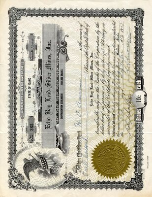 H. A. Ammann was the owner of one thousand shares.