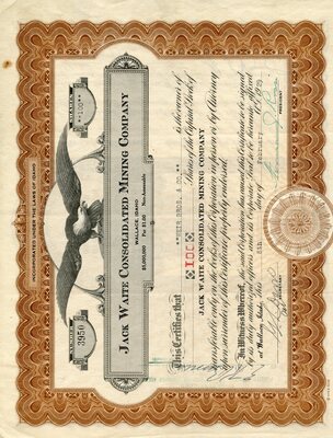 Weir Bros. & Co. was the owner of one hundred shares.