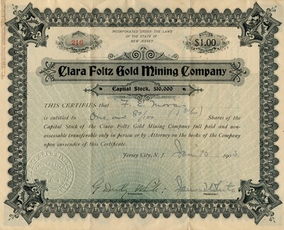 F. E. Morse was the owner of and eighty one hundredths shares.