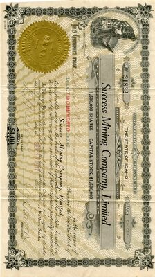 Chas R. Hoas was the owner of two hundred shares.