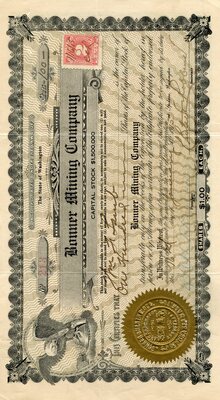 Tfm (?) T. Lamb was the owner of one hundred shares.