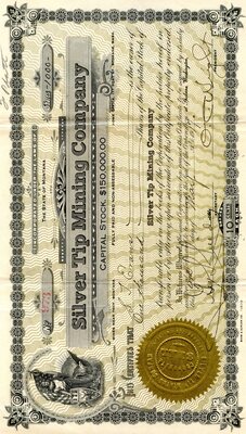 S. T. Evans was the owner of one thousand shares.