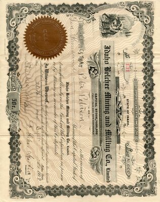 Peter Peterson was the owner of ten thousand shares.